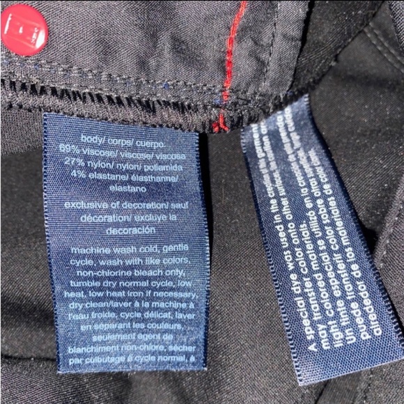 Tommy Hilfiger Black Stretchy Pants Size 14 - Picture 10 of 16